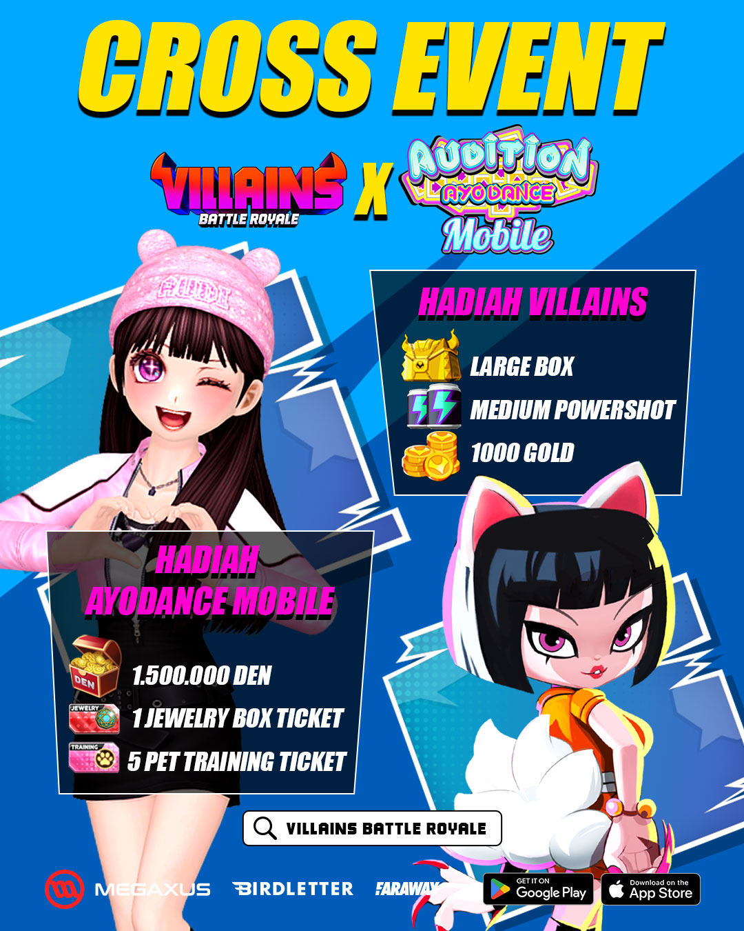 Cross Event Villains x Ayodance Mobile