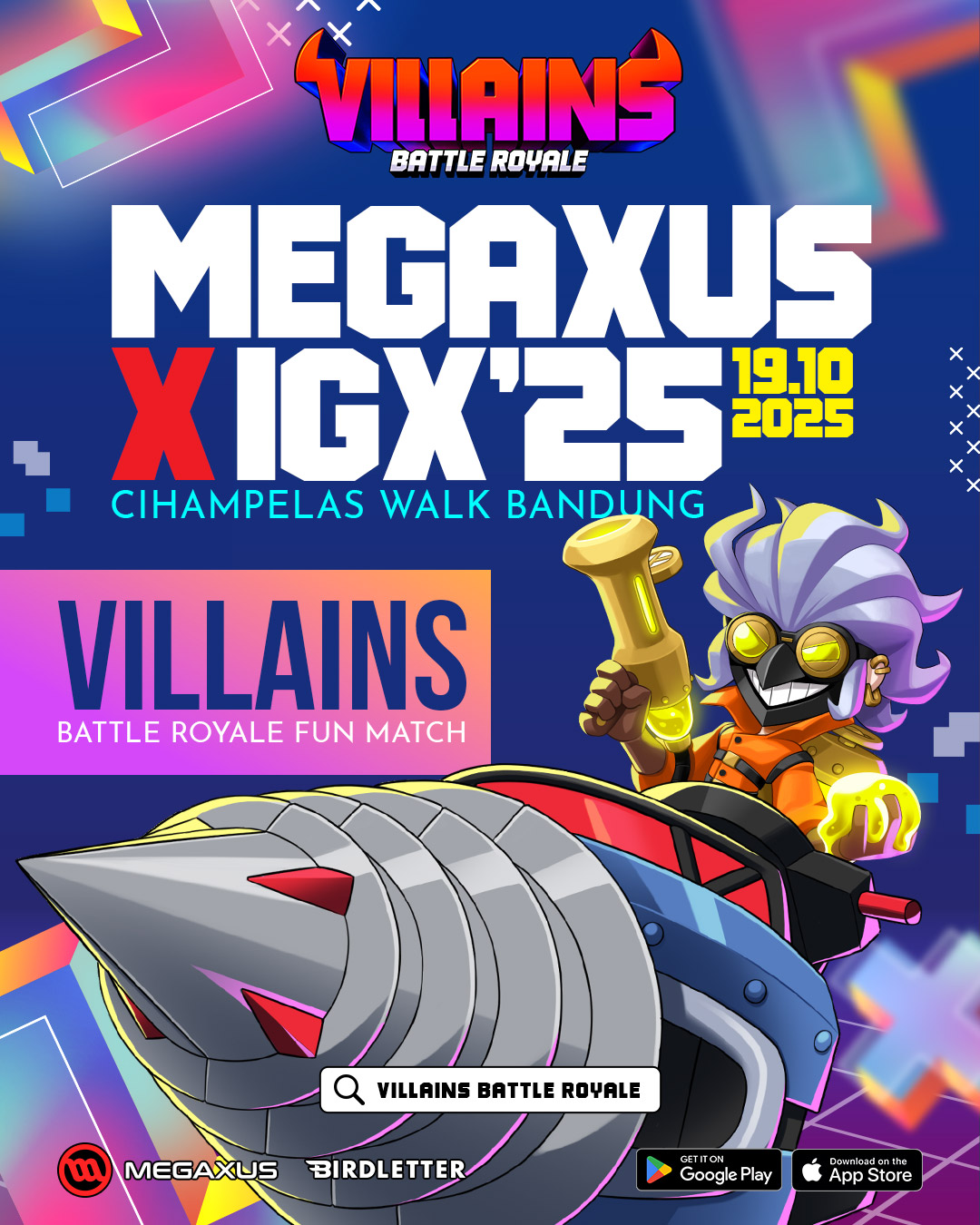 Fungame Villains Battle Royale @Ciwalk Bandung Fungame Villains Battle Royale @Ciwalk Bandung