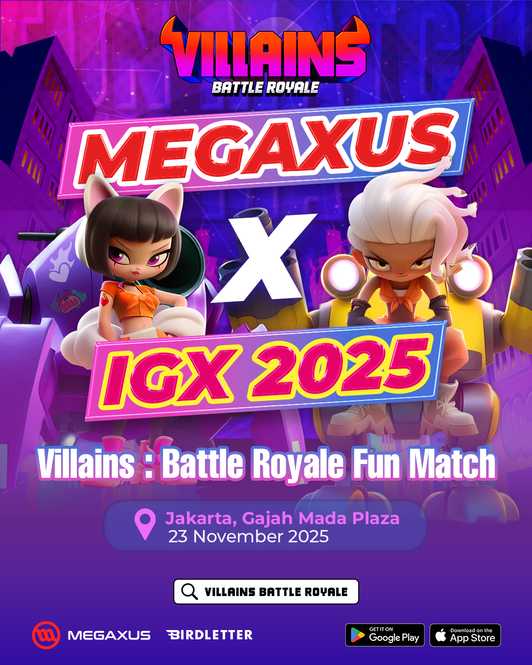 Fungame Villains Battle Royale @Gajah Mada Plaza